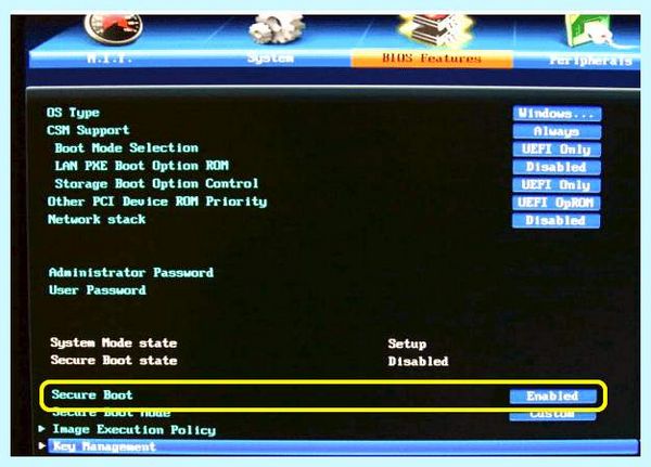 Bios secure boot (bios, secure, boot, Secure Boot) Bios secure boot