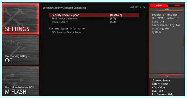 Bios tpm что это