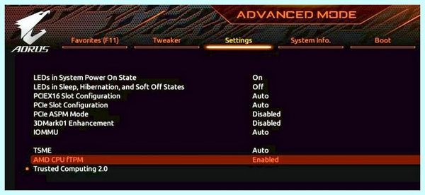 Bios tpm что это