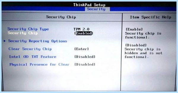 Bios tpm что это