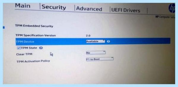 Bios tpm что это