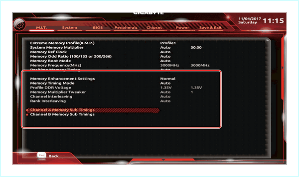Bios uefi utility