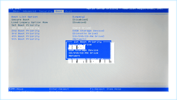 Boot device not found что
