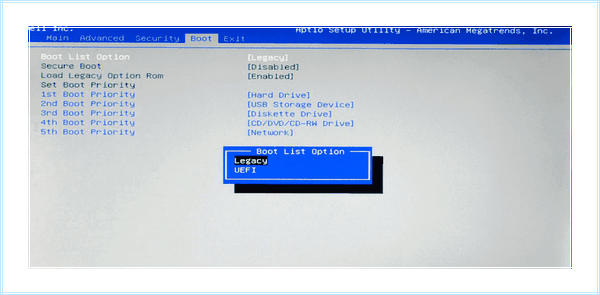 Boot device not found что