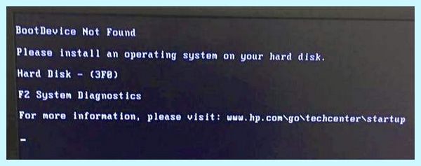 Boot device not found (boot, device, found, Boot Device, Boot Device Found) Boot device not found