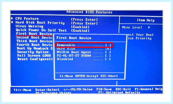 Boot device priority что это