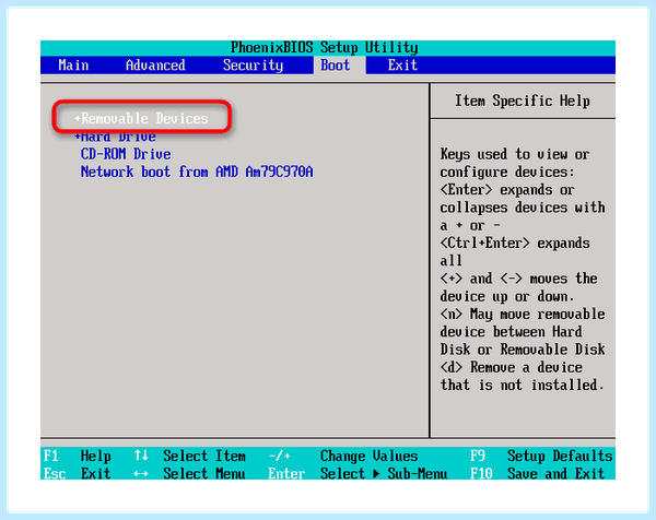 Boot device priority что это