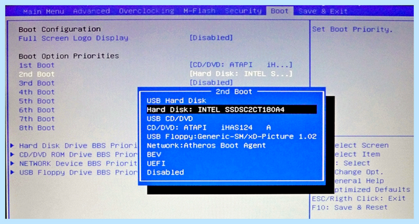 Boot is missing