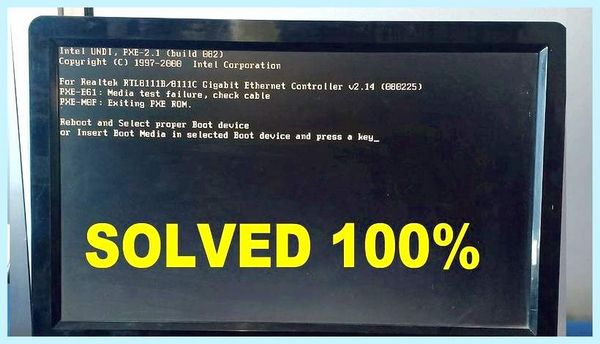 Boot media device Возможно, накопитель вышел