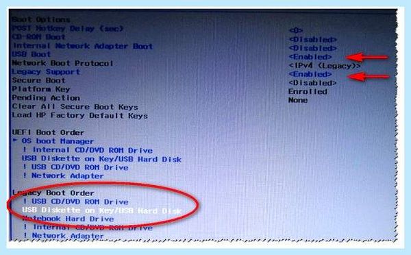 Boot menu hp (boot, menu, boot order, Step Press) Boot menu hp