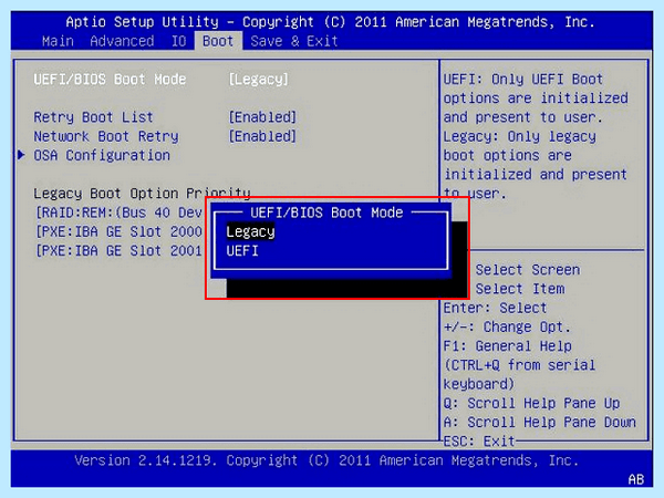 Boot mode select данной функции Boot mode select данной функции