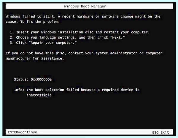 Bootmgr is missing что это означает (bootmgr, missing, означать, Boot Manager, операционных систем, Windows Windows) Bootmgr is missing что это означает