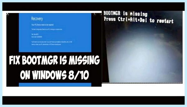 Bootmgr is missing что это означает копирования небольшого набора файлов Bootmgr is missing что это означает копирования небольшого набора файлов