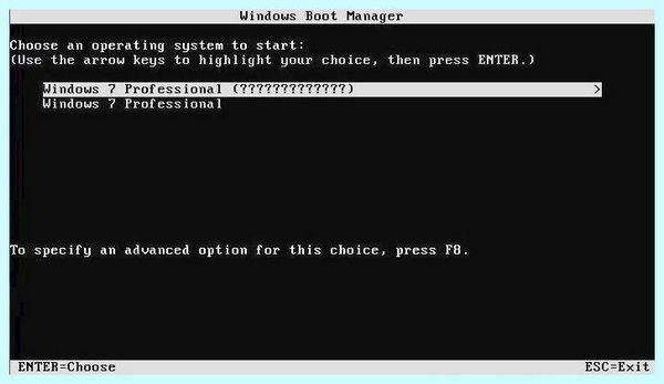 Bootmgr windows 7