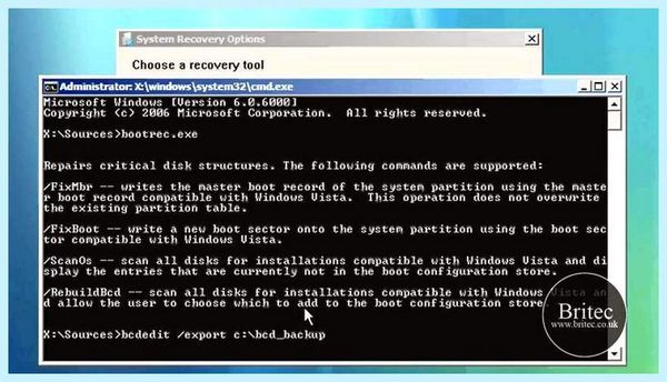 Bootrec windows 7 Очередной момент, часто такая