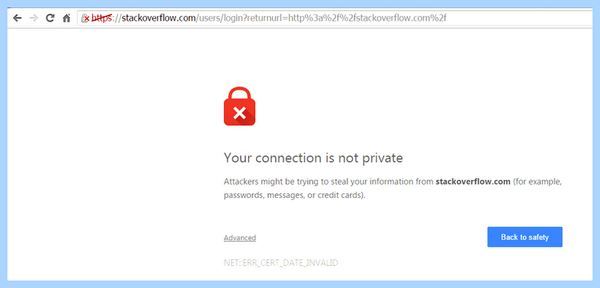 Cert date invalid cause of the Cert date invalid cause of the