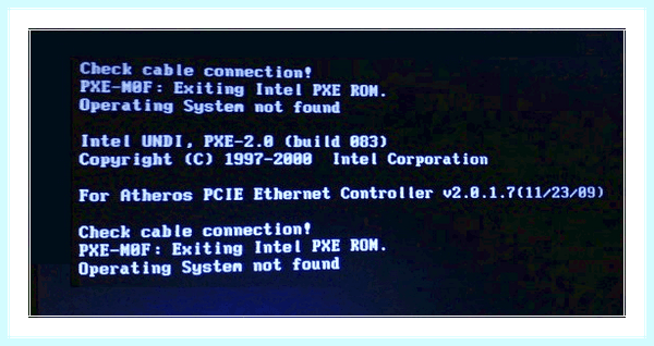 Check cable connection (check, cable, connection, status 0201, «Check cable, «Check cable connection») Check cable connection