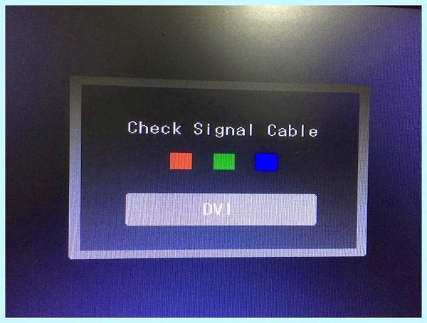 Check signal cable что делать на мониторе, возможных причинах