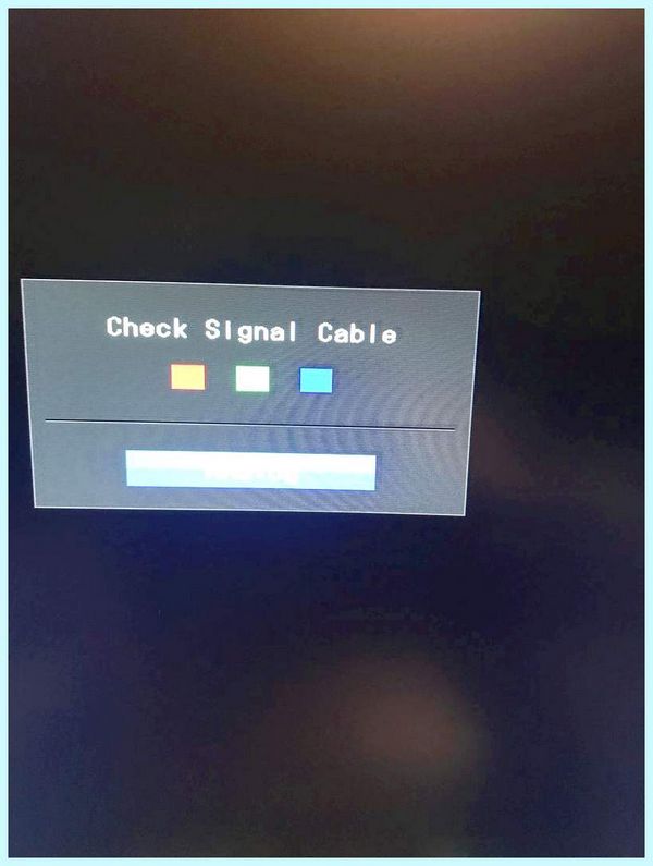 Check signal cable порядке, то попробуйте воткнуть кабеля Check signal cable порядке, то попробуйте воткнуть кабеля