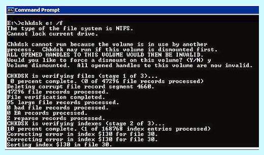 Checking file system что это