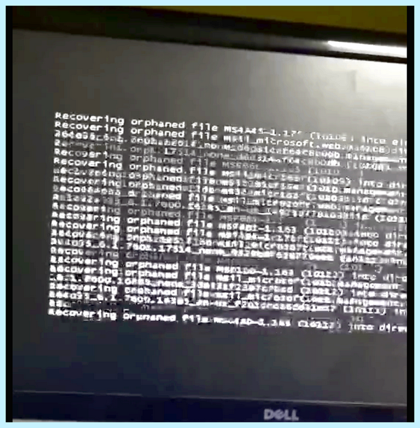 Checking file system on c Task Scheduler