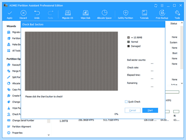 Checking file system on c