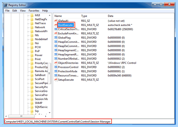 Checking file system on c