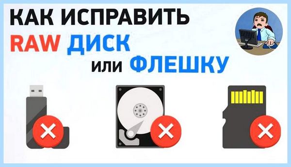Chkdsk не допустимо для файловой системы raw всего поправить