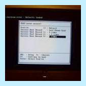 Cmos checksum error defaults