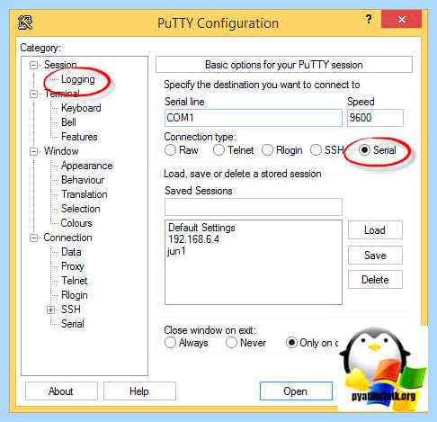 Com port подключение