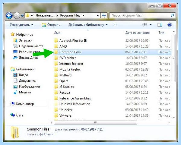 Common files что это (common, files, Program Files, SMART Common) Common files что это