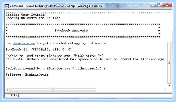 Crash dump memory