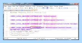 C windows system32 config components