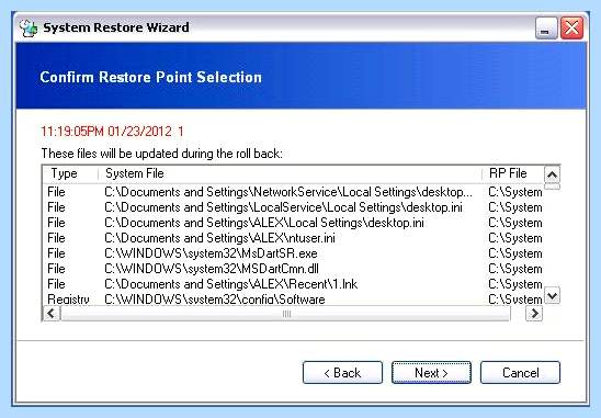 C windows system32 config system