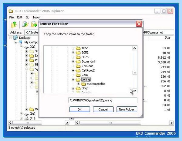 C windows system32 config system