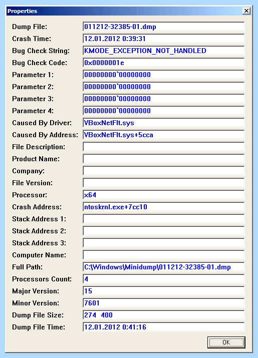 Crash dump синий экран (crash, dump, синий, экран, Windows Windows) Crash dump синий экран