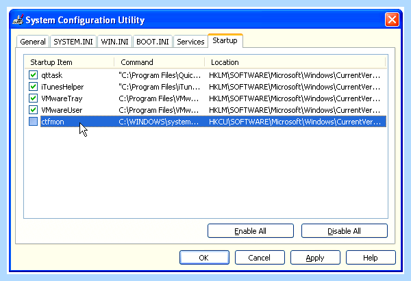 Ctfmon exe что это CTF загрузчик или ctfmon
