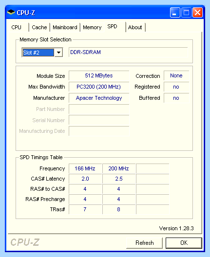 Ddr 400mhz cl3