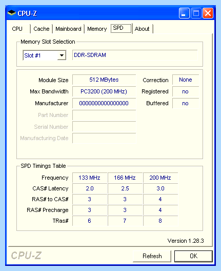 Ddr 400mhz cl3