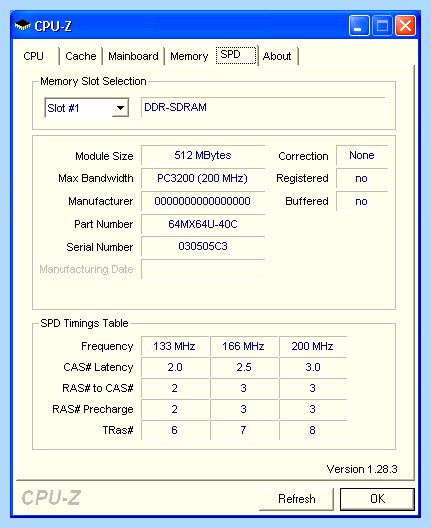 Ddr 400mhz cl3