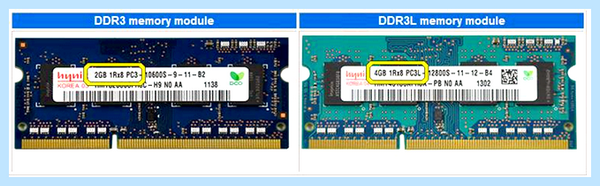 Ddr3 и ddr3l в чем отличие