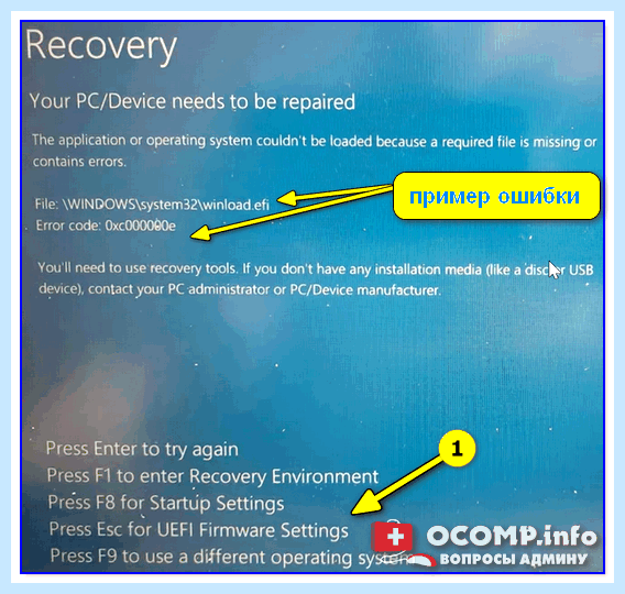 Device needs to be repaired