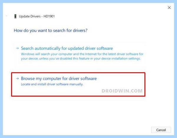 Device not found (device, found, Attached blank, Devices Attached) Device not found