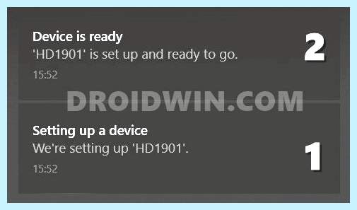Device not found (device, found, Attached blank, Devices Attached) Device not found