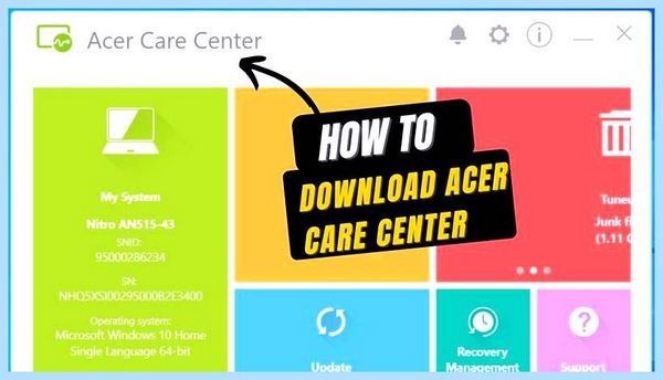 Acer care center скачать