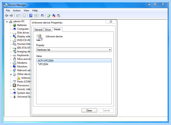 Acpi vpc2004 что это