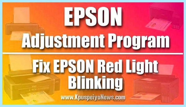 Adjustment program for epson