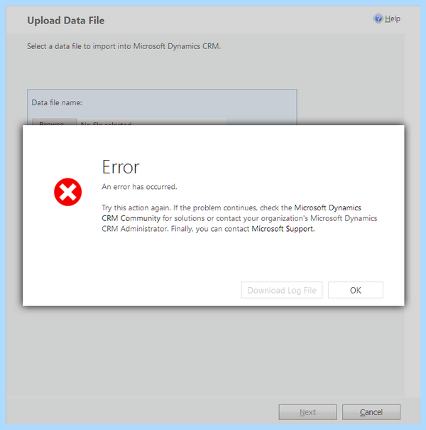 An error occurred перевод на русский