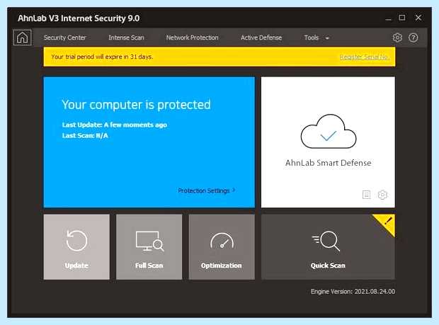 Антивирус ahnlab v3 internet security