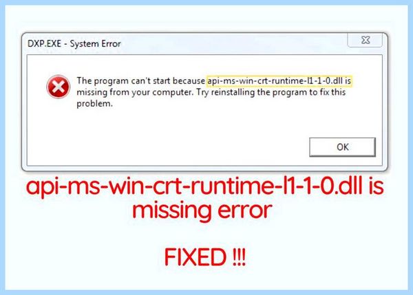 Api ms win crt runtime l1